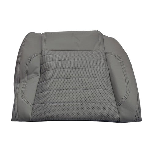 Left Driver Bottom Leather Seat Cover Gray For 2010 - 2014 Ford Mustang GT
