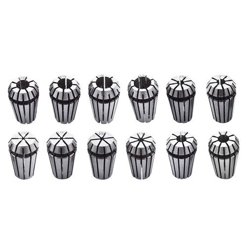 Solid Spare 12Pcs ER16 1/32"-3/8" Spring Collet Set For CNC Milling Lathe Tool