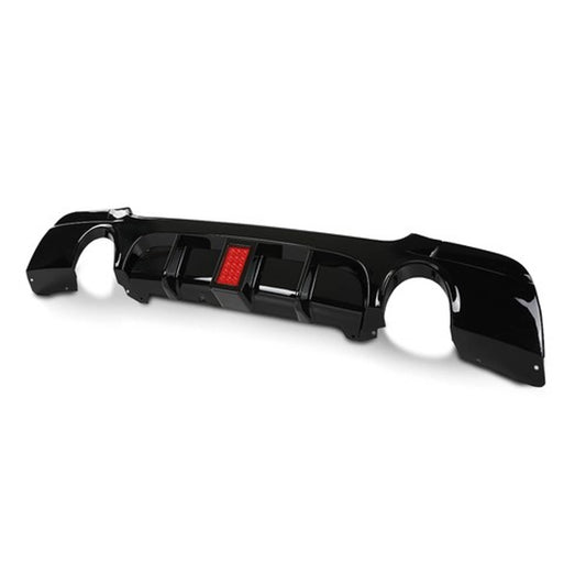 Solid Spare Rear Bumper Diffuser w/ Light Fit For 2007-2013 BMW E92 E93 3 Series M Sport