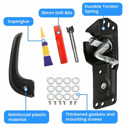 Solid Spare Door Handle Repair Kit Interior Inside LH For 07-13 Chevy Silverado GMC Sierra