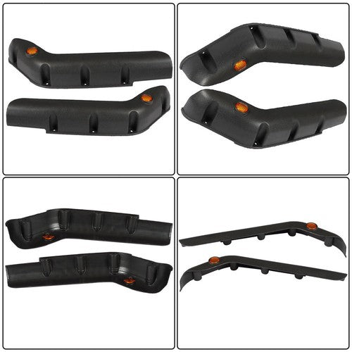 Solid Spare For Club Car DS Fender Flares W/ Self Taping Screws Front Rear 1993+ Golf Carts
