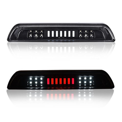 Solid Spare Fit For 2007-2018 Toyota Tundra Clear/Black LED 3rd Third Brake Light Cargo Lamp