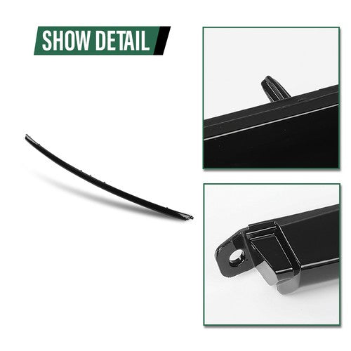 Solid Spare Front Bumper Lower Trim Molding Black Fit For 2018-2019 Ford Explorer JB5Z8419AB