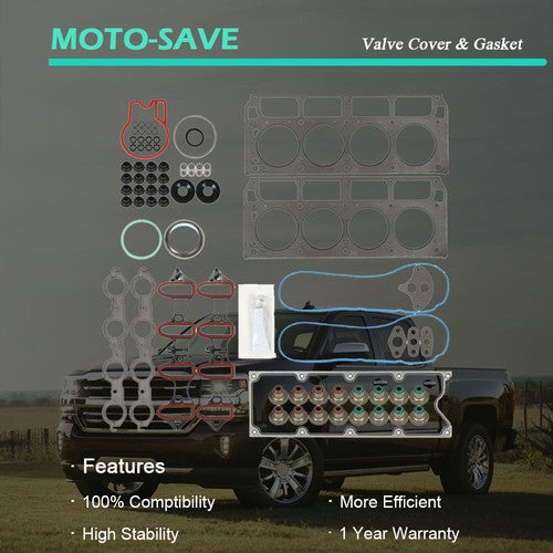 Solid Spare HS9292PT For Chevrolet GMC Buick Cadillac 1999-2001 4.8L 5.3L Head Gasket Set