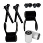 Solid Spare Black Rear Leaf Spring Shackle Kit For Jeep For Cherokee Wagoneer 1984-2001