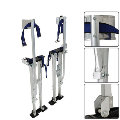 Solid Spare Adjustable Stilt 36" - 48" Drywall Stilts Aluminum Alloy Tool For Electrical