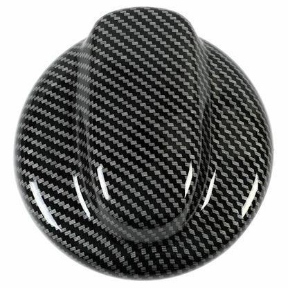 Solid Spare Carbon Fiber Style Gas Fuel Cap Cover Hat For MINI Cooper S R55 R56 R57 01-16