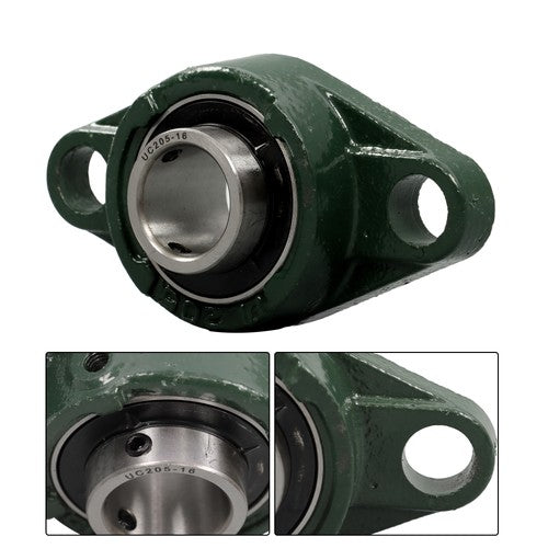 Solid Spare 4-pack PCS UCFL205-16 Pillow Block Flange Bearing 1" Bore 2 Bolt Solid Base