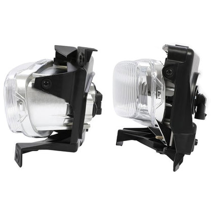 Solid Spare Front Fog Driving Lights Clear Lens w/ Bulbs For Toyota Tundra 2000-2006 LH＆RH