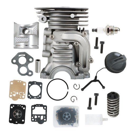 Solid Spare For Husqvarna 435 435e 440e 440 II Chainsaw 5047351-01 41mm Cylinder Piston Kit