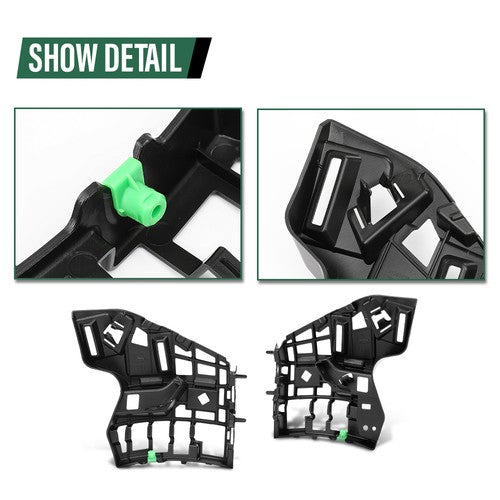 Solid Spare Front Lower Bumper Bracket Left+Right Side Fit For 2016-2023 Volvo XC90