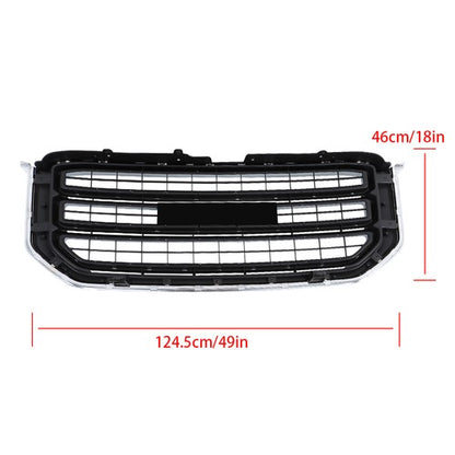 Solid Spare 22936421 New For GMC Yukon&Yukon XL 2015-2020 Chrome Front Bumper Grille Plastic