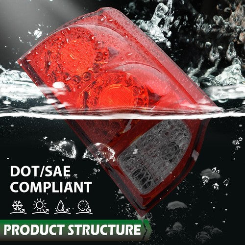 Solid Spare Fit For 11-20 Dodge Grand Caravan LED Tail Light Brake Lamp Passenger Side