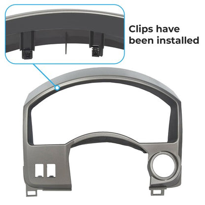Solid Spare For Nissan Titan Armada Instrument Cluster Dash Panel Gauge Cover Bezel Trim