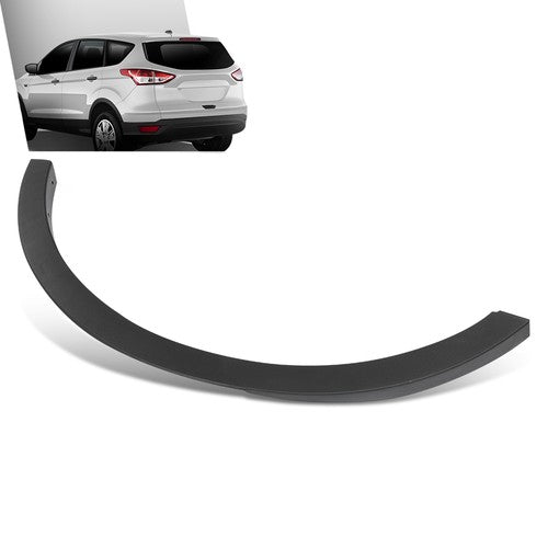 Solid Spare Rear Left Side Fender Flare Wheel Arch Molding Fit For 2013-2016 Ford Escape