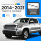Solid Spare Chrome Front Upper Hood Bulge Molding Grille Trim For Toyota Tundra 2014-2021