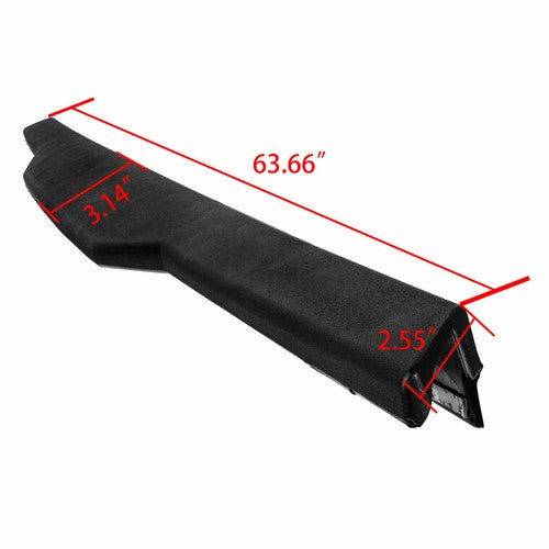 Solid Spare For 2004-2012 2005 Nissan Titan Rear Tailgate Cap Top Spoiler Cover Trim Molding