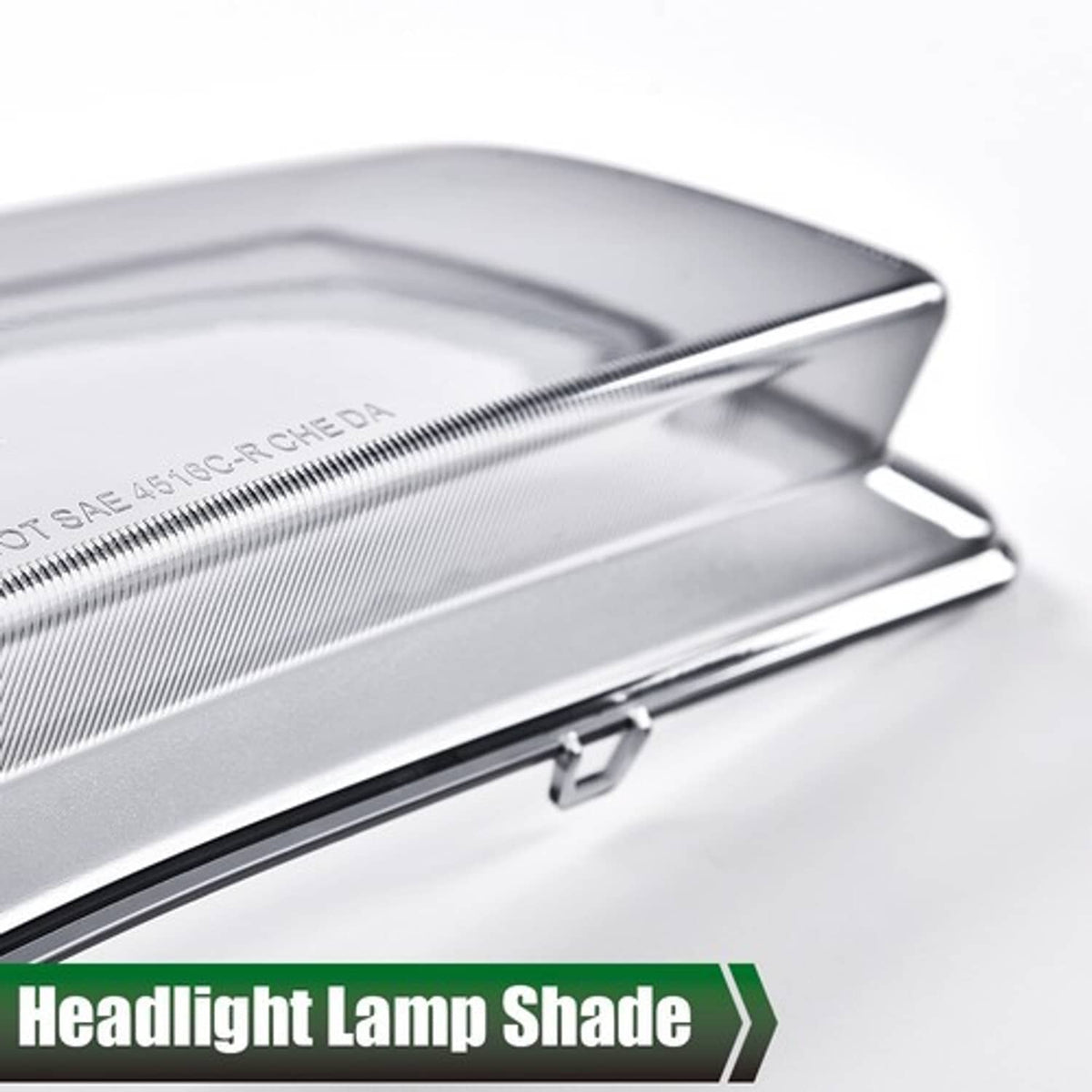 Solid Spare Fit For 2003-2007 Chevy Silverado Smoke Headlight Replacement Lens Left & Right