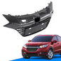 Solid Spare Front Upper Black Grille Grill W/Chrome Trim For Honda HR-V HRV 2016 2017 2018
