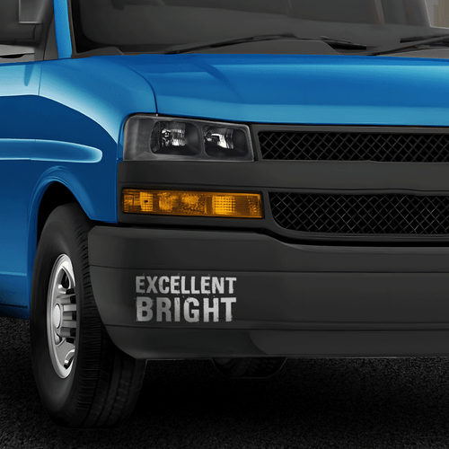 Solid Spare Fit For 2003-2023 Chevrolet Express GMC Savana Van Left+Right Headlights Black
