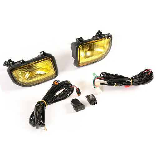 Solid Spare A Set Fog Lights Yellow For Toyota MR2 1991-1995 Front Bumper Lamps W/ Bulbs