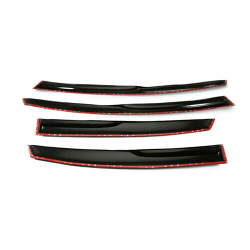 Solid Spare For 2013-2015 Nissan Altima Sedan Window Visor Rain Guard Deflector JDM 3D Wavy