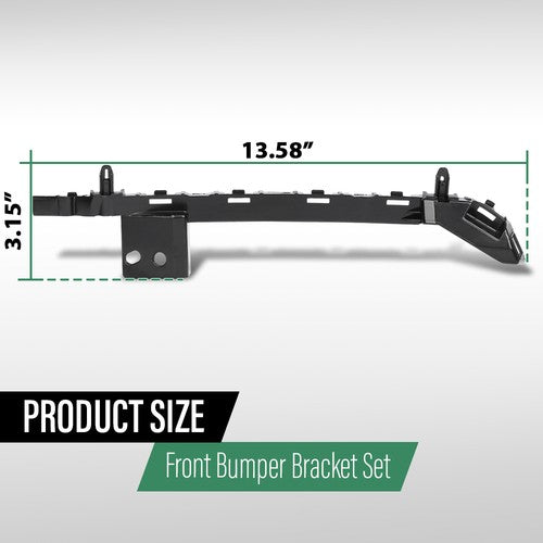 Solid Spare Front Bumper Retainer Bracket Fit For 2017-2023 Cadillac XT5 Left+Right Side