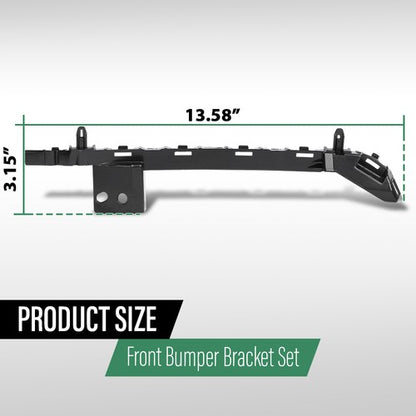 Solid Spare Front Bumper Retainer Bracket Fit For 2017-2023 Cadillac XT5 Left+Right Side