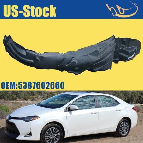 Fits Toyota Corolla 2017-2019 Front Left Driver Side Fender Liner Splash Shield