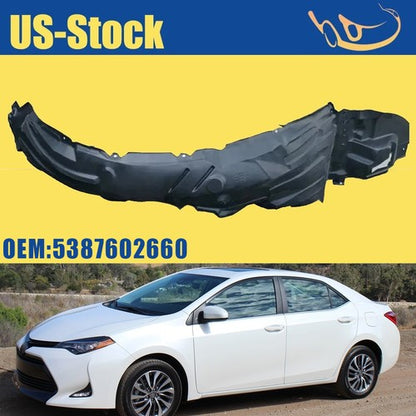 Fits Toyota Corolla 2017-2019 Front Left Driver Side Fender Liner Splash Shield