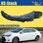 Fits Toyota Corolla 2017-2019 Front Left Driver Side Fender Liner Splash Shield