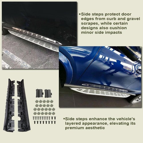 Pair of Running Boards/Side Steps For Mercedes-Benz GLS X167 (2020-2024) L & R