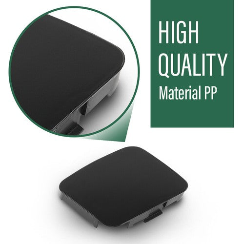 Solid Spare Fit For 2009-2012 Toyota RAV4 Front Bumper Tow Hook Eye Cover Left+Right Side