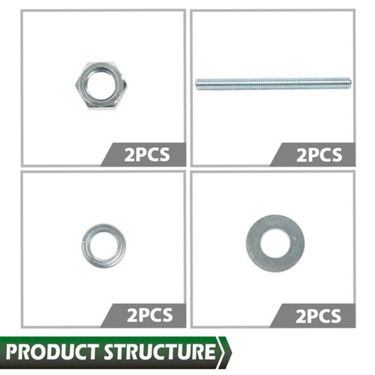 Solid Spare New Universal Front Air Ride Brackets Kit Cups 4.5" OD For Chevy Car Truck