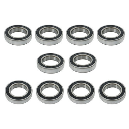 Solid Spare 6009-2RS Deep Groove Ball Bearings 10pcs 45mm Inner Dia 75mm OD 16mm Bore Sealed