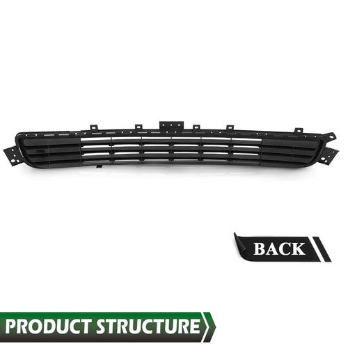 Solid Spare Fit For 2014-2017 Infiniti Q50 Front Bumper Lower Grille Mesh Grill 622544HB0A
