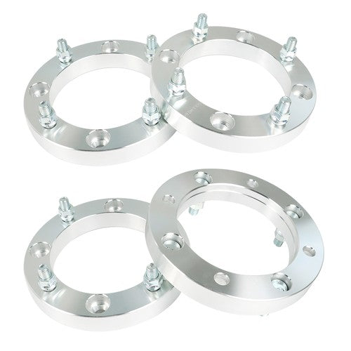 Solid Spare Silver 4Pcs Wheel Spacers 4x156 1" 131mm M12x1.5 For Polaris Polaris RZR 2015+