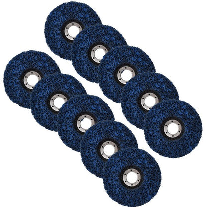 Solid Spare 10 Pack 4.5"x7/8" Easy Strip 4-1/2" Discs Remove Paint Rust & Clean