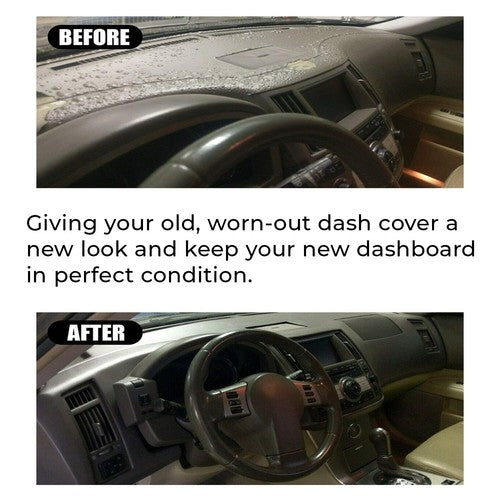 Solid Spare For 2006 2007 2008 Infiniti FX35 Black Painted Dash Cover Dash Cap w/ Glue