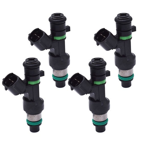 Solid Spare 4PC Fuel Injector 16600-EN200 FBY2850 For Nissan Versa 2007 2008 2009-2012