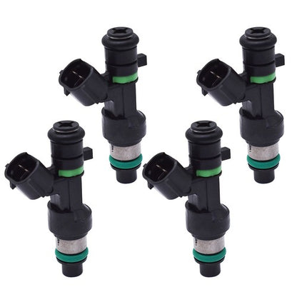 Solid Spare 4PC Fuel Injector 16600-EN200 FBY2850 For Nissan Versa 2007 2008 2009-2012
