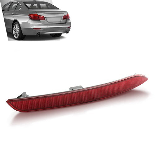 Solid Spare Fit For 2011-2016 BMW 528i 535i 550i xDrive Rear Bumper Reflector Lens Left Side