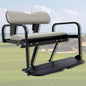 Solid Spare Rear Back Seat Kit Flip Folding For Yamaha G14 G16 G19 G22 Golf Cart Gray