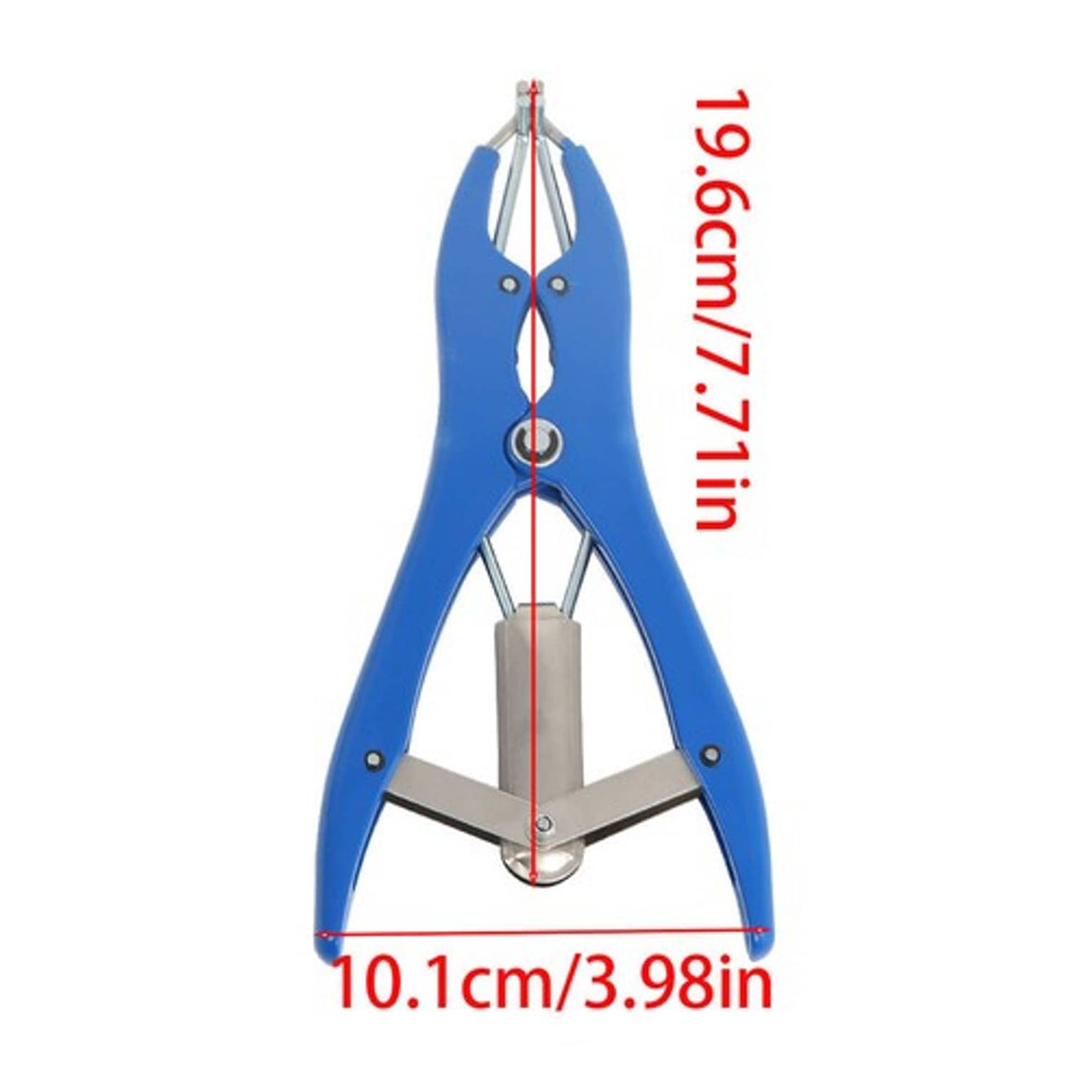 Solid Spare Elastrator Plastic with 100 Rubber Rings Castration Plier Applicator Livestock