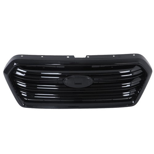 Solid Spare Gloss Black Plastic Front Upper Center Mesh Grille For Subaru Ascent 2019-2022