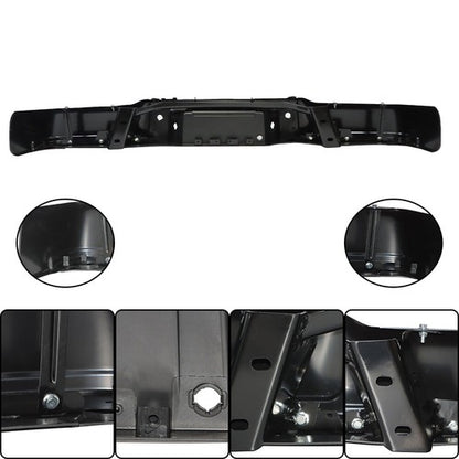 Solid Spare For Ford F-150 FX2 2009-2013 2014 Pickup Rear Step Bumper Assembly Black Steel