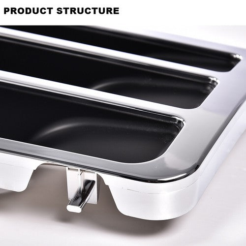 Solid Spare Front Bumper Grille Grill Fit For 1992-1996 Ford Bronco F150 F250 F350 Pickup