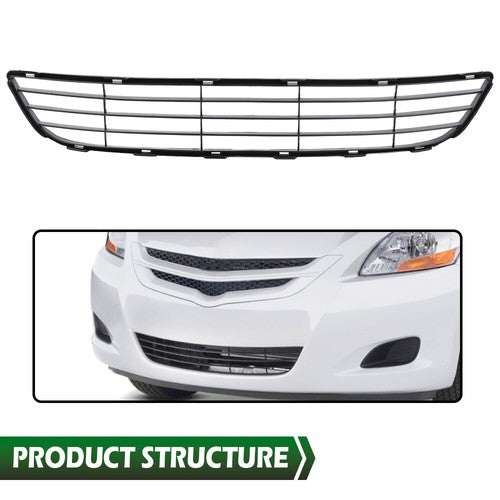 Solid Spare Front Bumper Lower Grill Grille Fit For 2007-2008 Toyota Yaris Sedan TO1036108