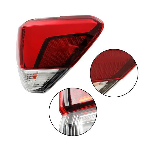 Solid Spare For Subaru Forester 2019-2021 Passenger Side Tail Light Lamp Clear Lens LED New
