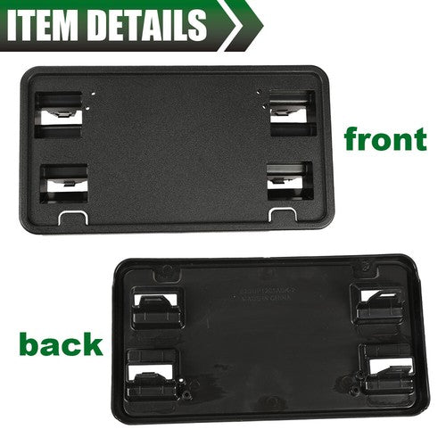Solid Spare Fit For 2015-2017 Ford F-150 Front Bumper License Plate Mounting Bracket Holder